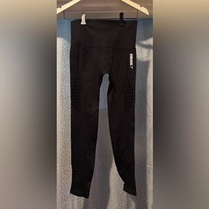 Gymshark Black Textured Leggings
